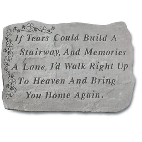 Kay Berry - Inc. If Tears Could Build A Stairway - Memorial With Shamrocks - 18 Inches x 13 Inches KA313569 - main